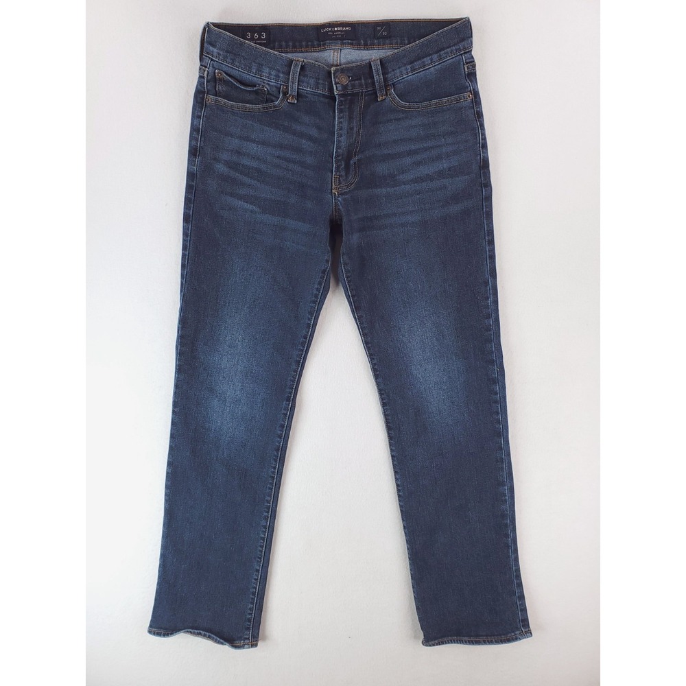 Lucky Brand Jeans Mens 30x32 Blue 363 Vintage Straight Stretch Denim Pants